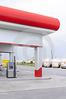 LPG and compressed natural gas filling station