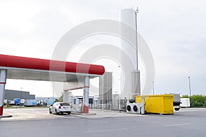 LPG and compressed natural gas filling station