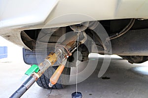 LPG Gas Refill Nozzle in use