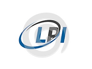 LPI letter creative modern elegant logo design