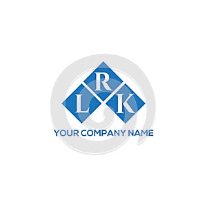 LRK letter logo design on white background. LRK creative initials letter logo concept. LRK letter design