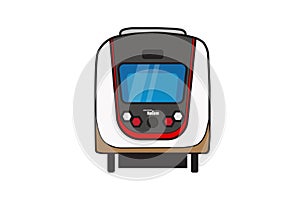 LRT Train Illustration