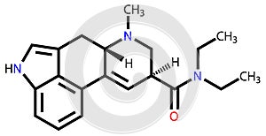 LSD structural formula