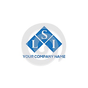 LSI letter logo design on white background. LSI creative initials letter logo concept. LSI letter design.LSI letter logo design on photo