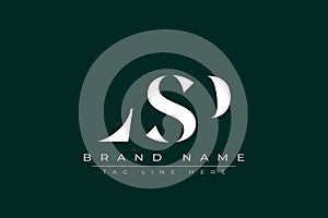 LSP abstract letter logo design