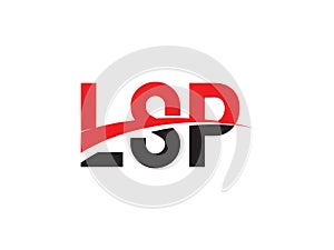 LSP Letter Initial Logo Design
