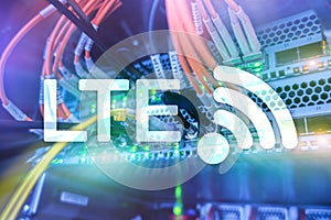 LTE, 5g wireless internet technology concept