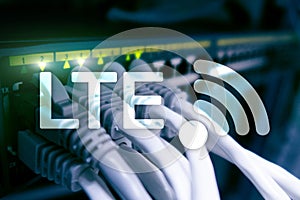 LTE, 5g wireless internet technology concept. s
