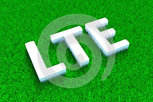 LTE green grass meadow