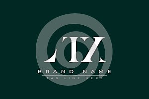 LTX abstract letter logo design