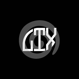 LTX letter logo design on black background. LTX creative initials letter logo concept. LTX letter design.LTX letter logo design on