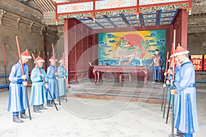 Lu Chieftain Yamen. a famous historic site in Lanzhou, Gansu, China.