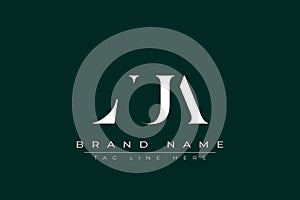 LUA abstract letter logo design