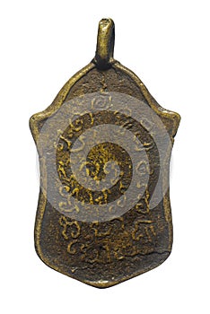 Luang Phor Toh, Amulet from Wat Wihan Thong. Chai Nat Province, Thailand