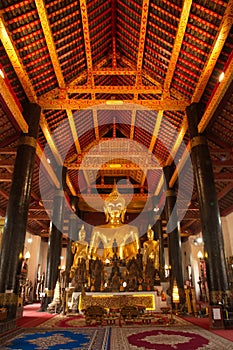 Luang Phor Tor is the main golden Buddha of church in Wat Visounarath and the Largest Buddha in Luang Prabang city.