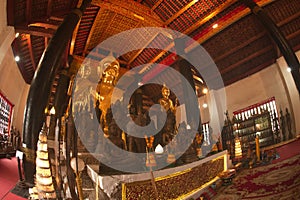 Luang Phor Tor is the main golden Buddha of church in Wat Visounarath and the Largest Buddha in Luang Prabang city.