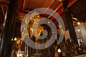 Luang Phor Tor is the main golden Buddha of church in Wat Visounarath and the Largest Buddha in Luang Prabang city.