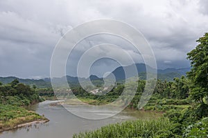 Luang Prabang in the jungle at the Mekong, Laos