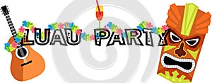 Luau Party Banner photo