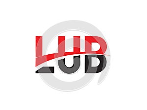 LUB Letter Initial Logo Design