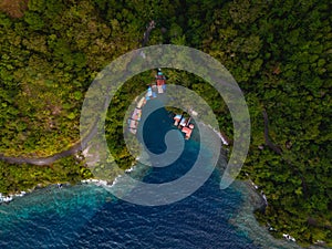 Lubang Buaya Beach in Morella, Central Maluku photo