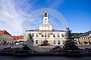 Lubawka, Poland, town main square