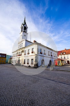 Lubawka, Poland, town main square