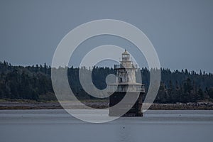 Lubec Channel Lighthouse at Low Tide