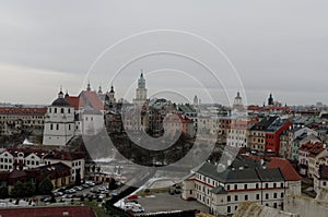 Lublin Old City panorama
