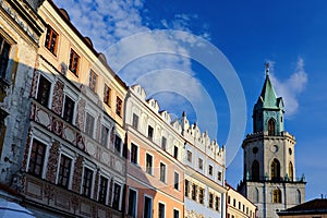 Lublin, Poland: restored historical buildings in old town