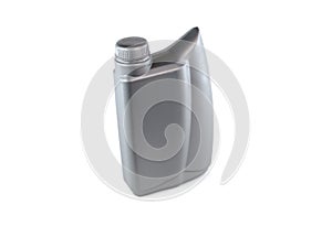 Lubricants , Motor oil bottle isolated on white background