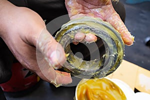 Lubricating grease for automotive and industrial