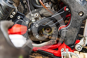 Lubricating motorcycle chain