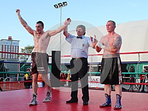 Luca Tassi vs Sandor Ramocsa boxer