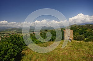 Lucania. Italian countryside