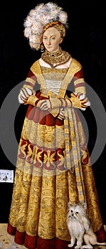 Lucas Cranach the Elder, Duchess Catherine of Mecklenburg,