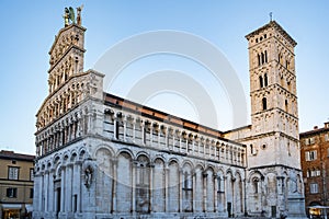 Lucca, Italy, the Cathedral of Saint Michele, gothic style