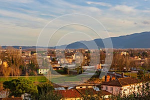 Lucca northen suburbs view photo