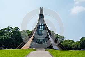 The Luce Memorial Chapelis  on the campus of Tunghai University in Xitun District, Taichung, Taiwan.