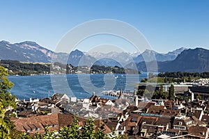 Lucerne old town in Switzerland