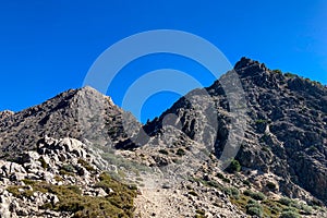 Lucero peak of the Natural Park of Tejeda, Almijara and Alhama in Malaga photo