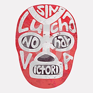 Lucha libre mask. Vector illustration