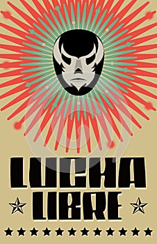 Lucha Libre - wrestling spanish text