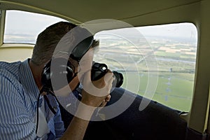 Luchtfotograaf; Aerial photographer