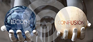 Lucidity or Confusion - decide between two options photo