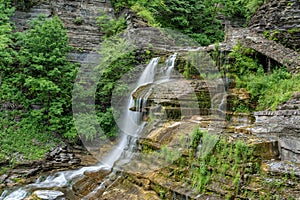 Lucifer Falls At The Robert H. Treman State Park