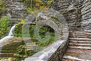Lucifer Falls At The Robert H. Treman State Park