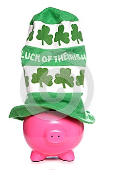 Luck of the Irish piggy bank