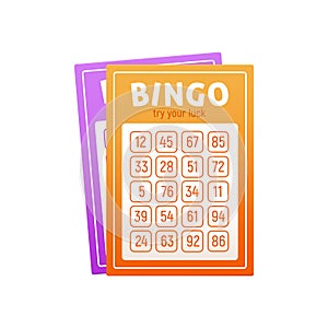 Luck Tickets Bingo Composition