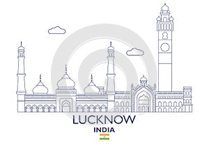 Lucknow City Skyline, India photo